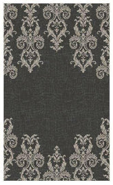 Mayberry Galleria Rug GAL7179 Kingston Black 5' X 8' Rug.
